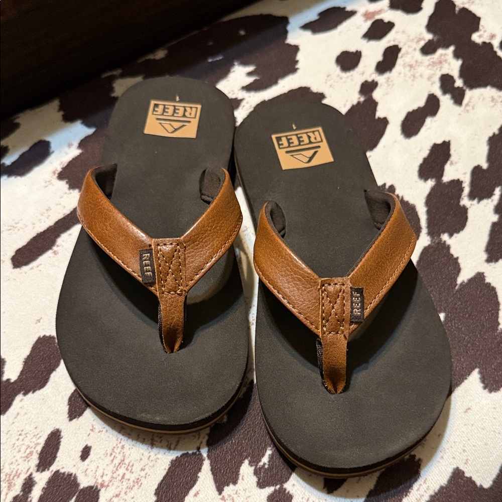 Reef Tan and Brown Sandals